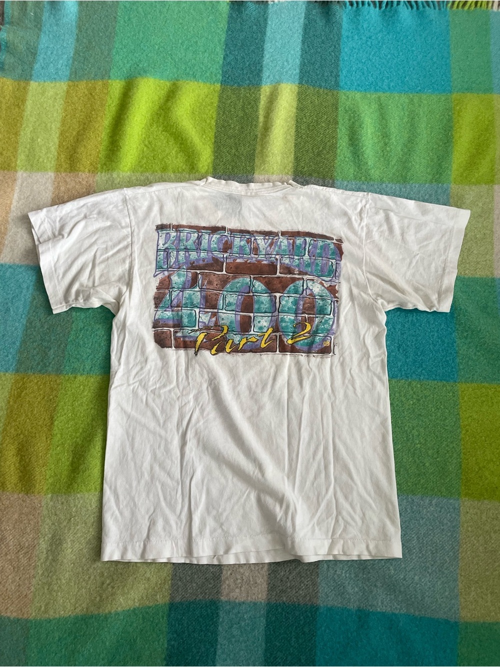 Vintage 1995 NASCAR Bricksyard 400 race tee #nascar #racing - Picture 5 of 6
